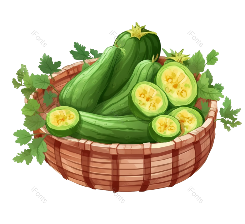元素图片,清新元素,健康食物PNG,插画免抠素材